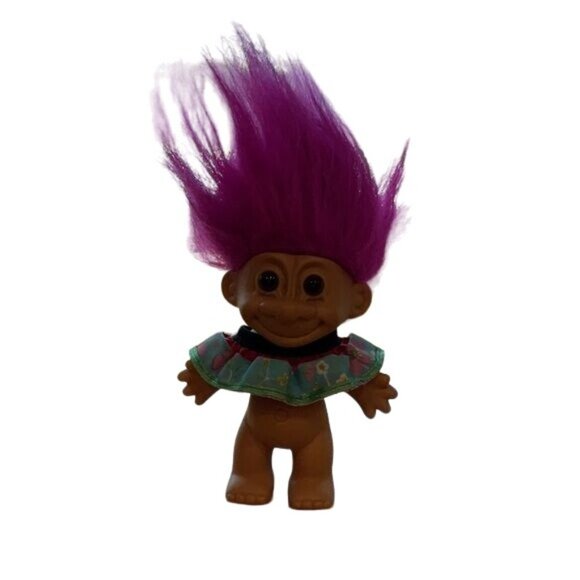 Russ Troll Doll Purple Hair Collectable Action Figure Toy - Picture 1 of 3